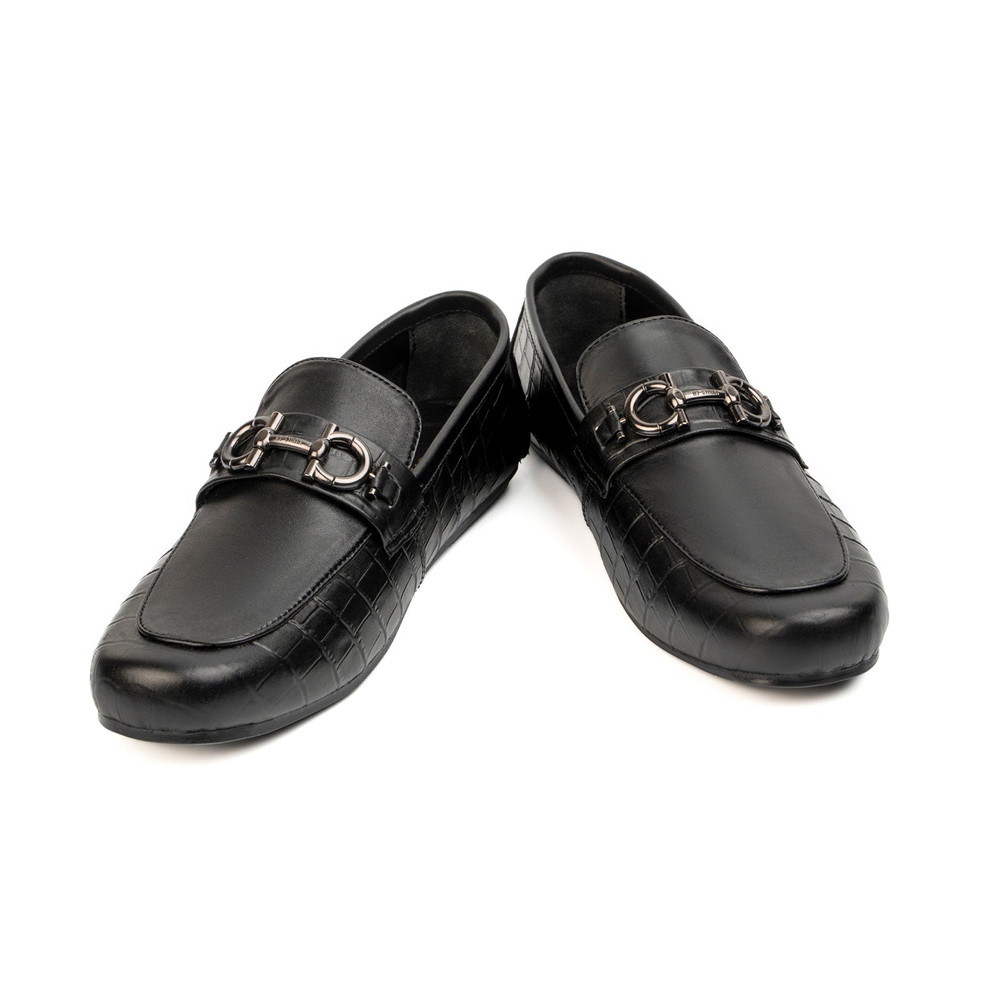 MULTI LEATHER BUCKLE MOCCASIN