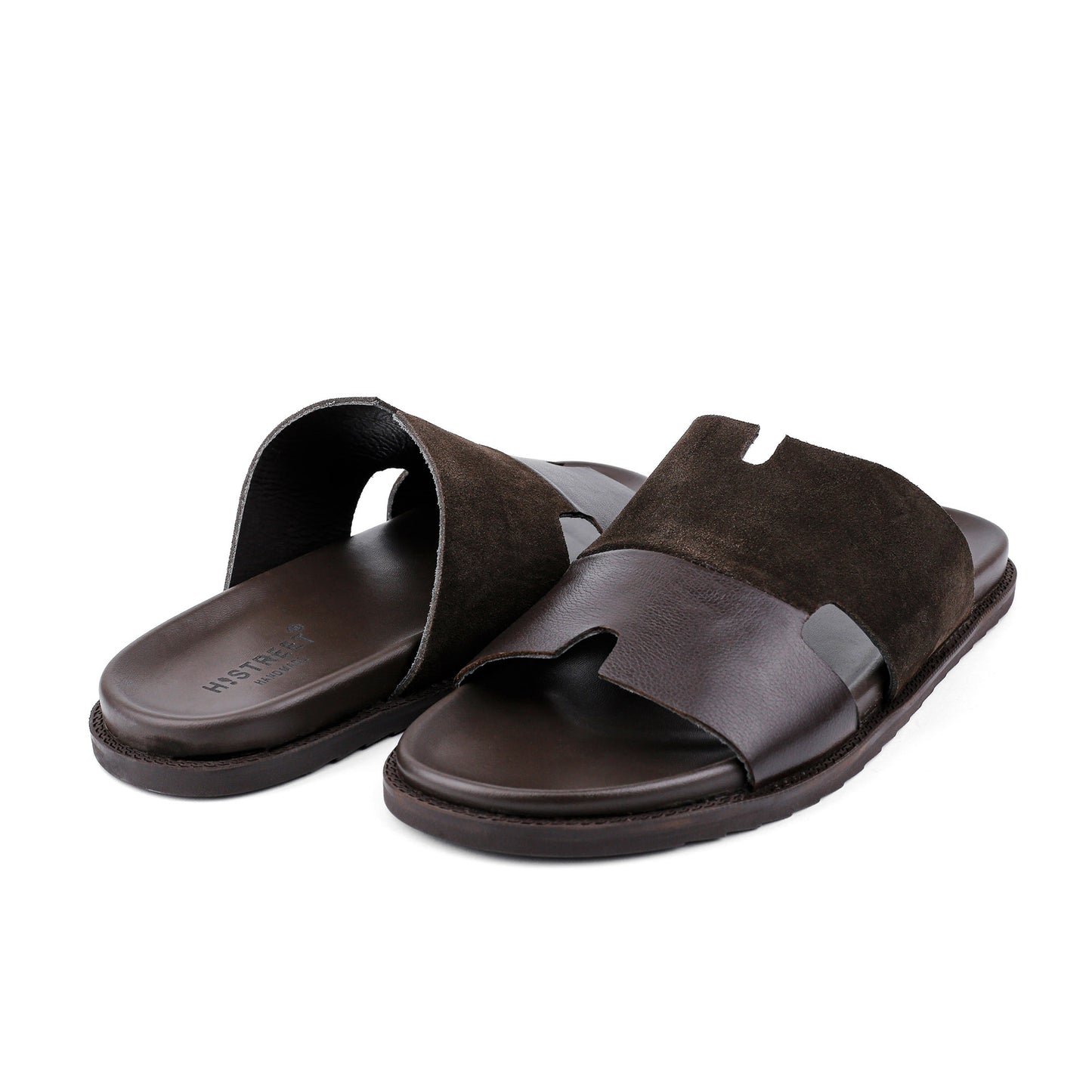SPLIT LEATHER EVA SLIPPER