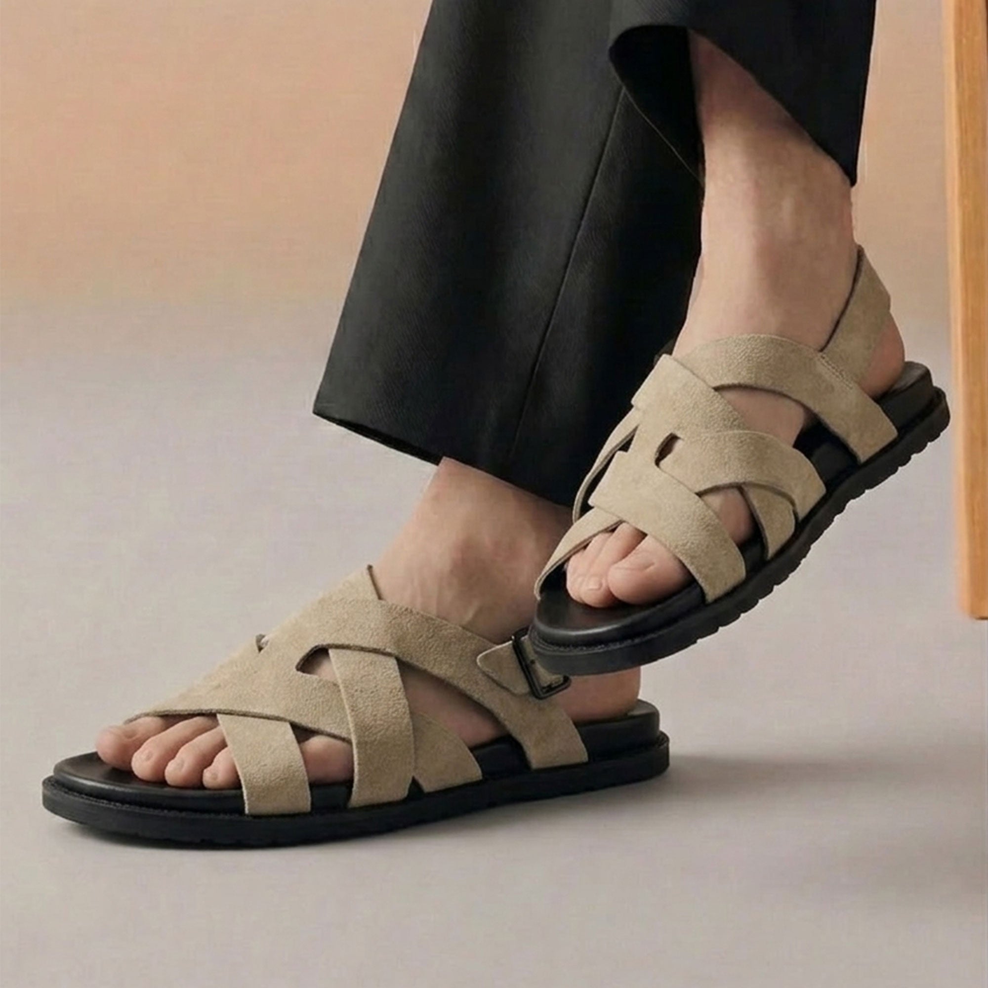 SUEDE LEATHER COMFORT SLIPPER