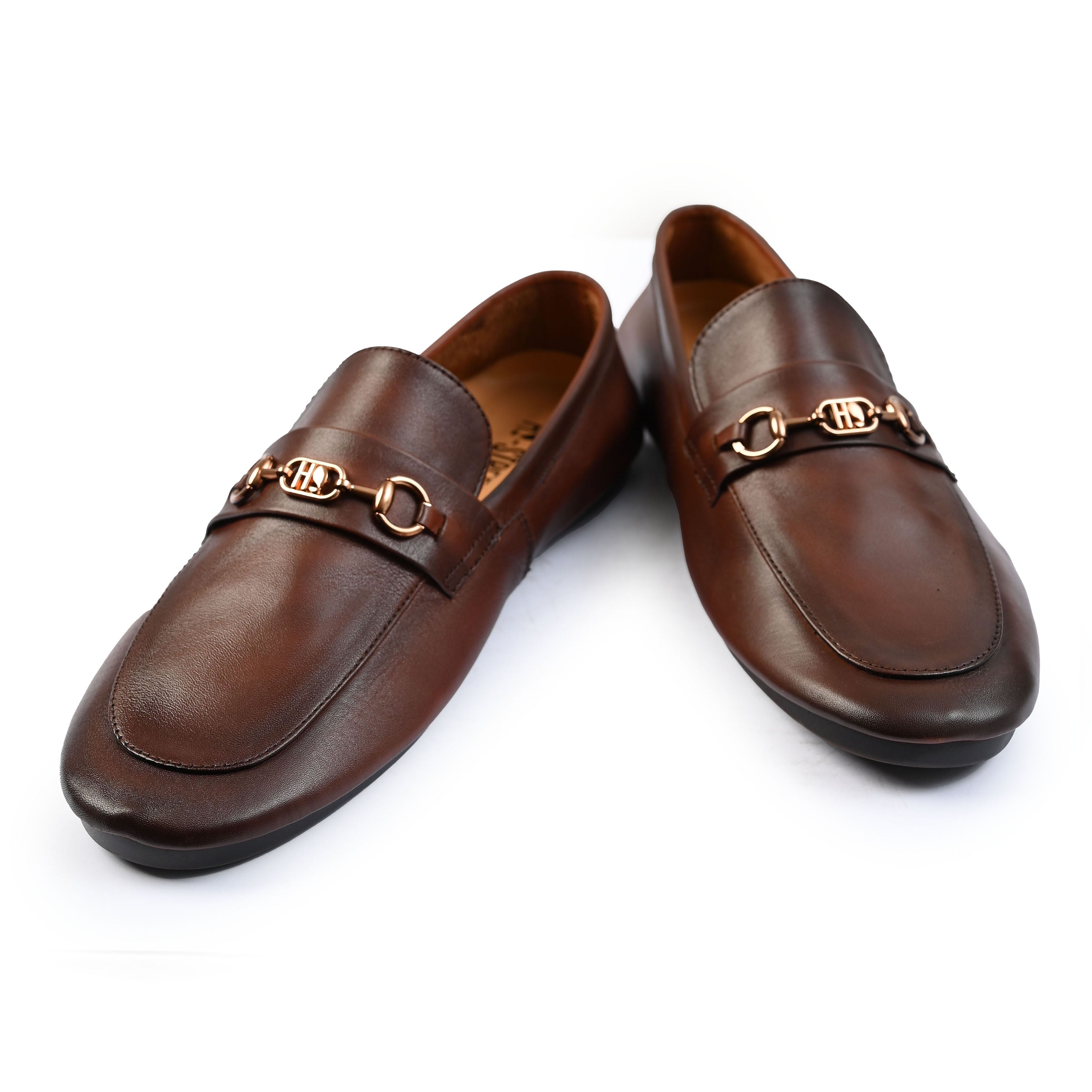 SOFT LEATHER BUCKLE MOCCASIN