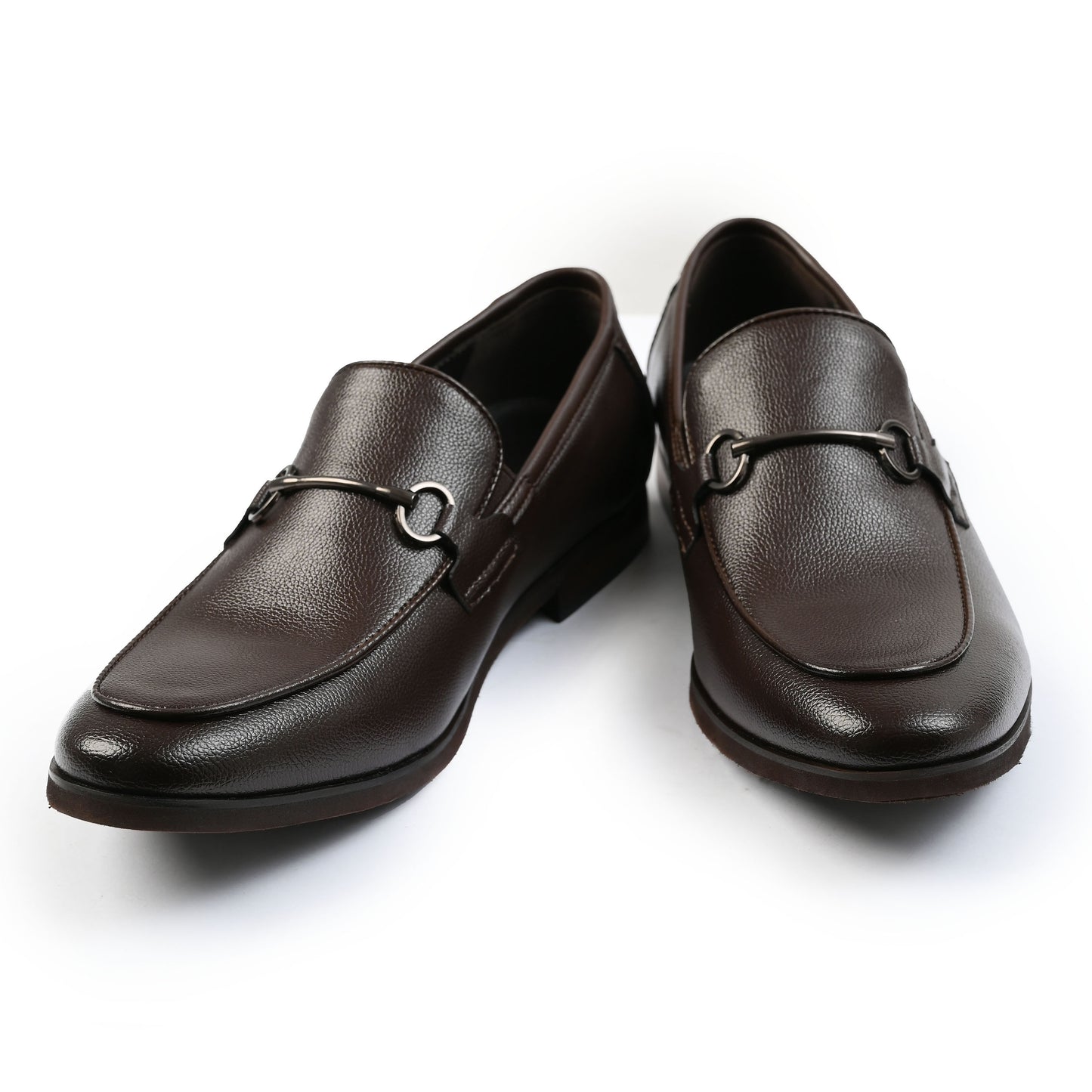 BROWN BASIC LEATHER DRESS SHOES