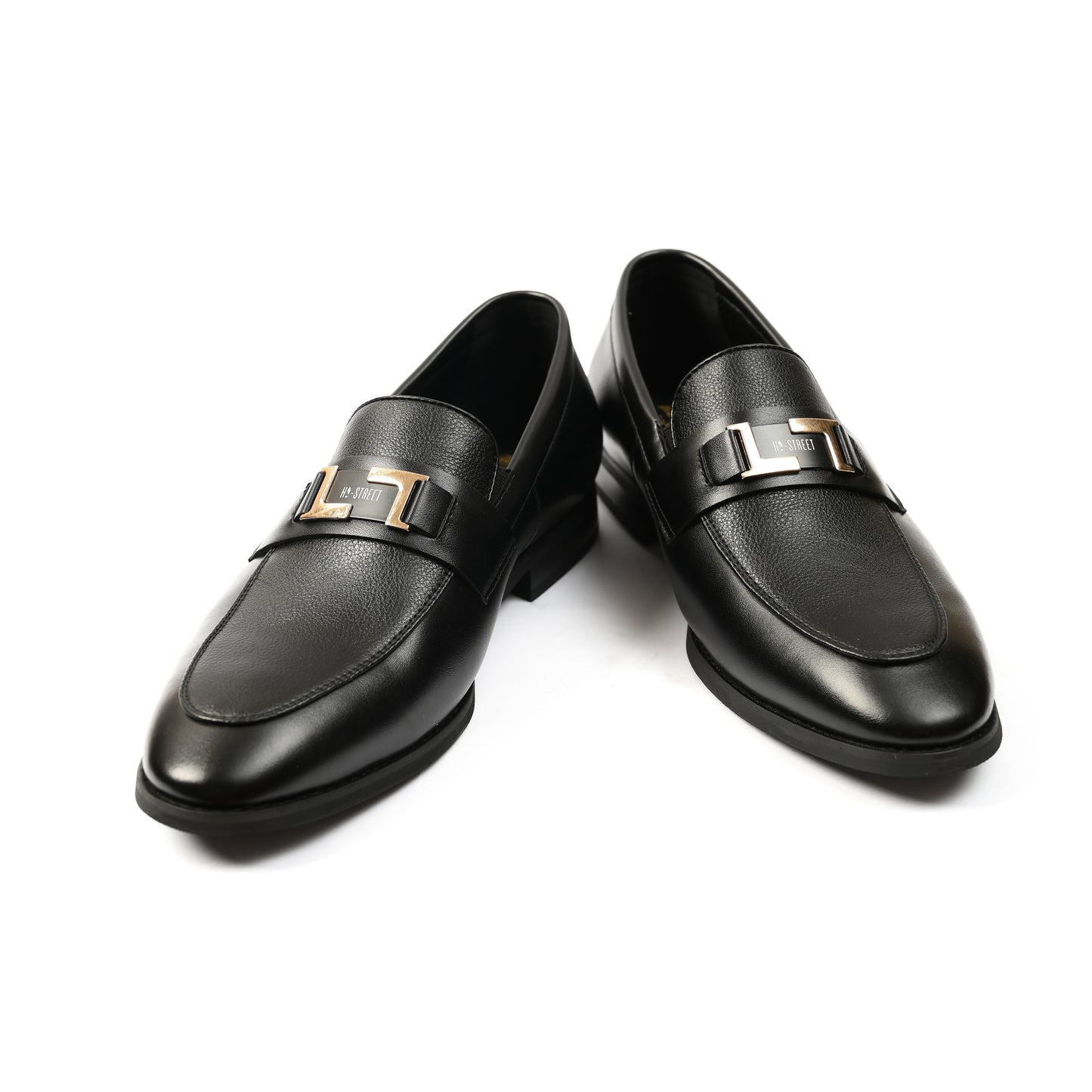 BLACK BIT LOAFER SHOES