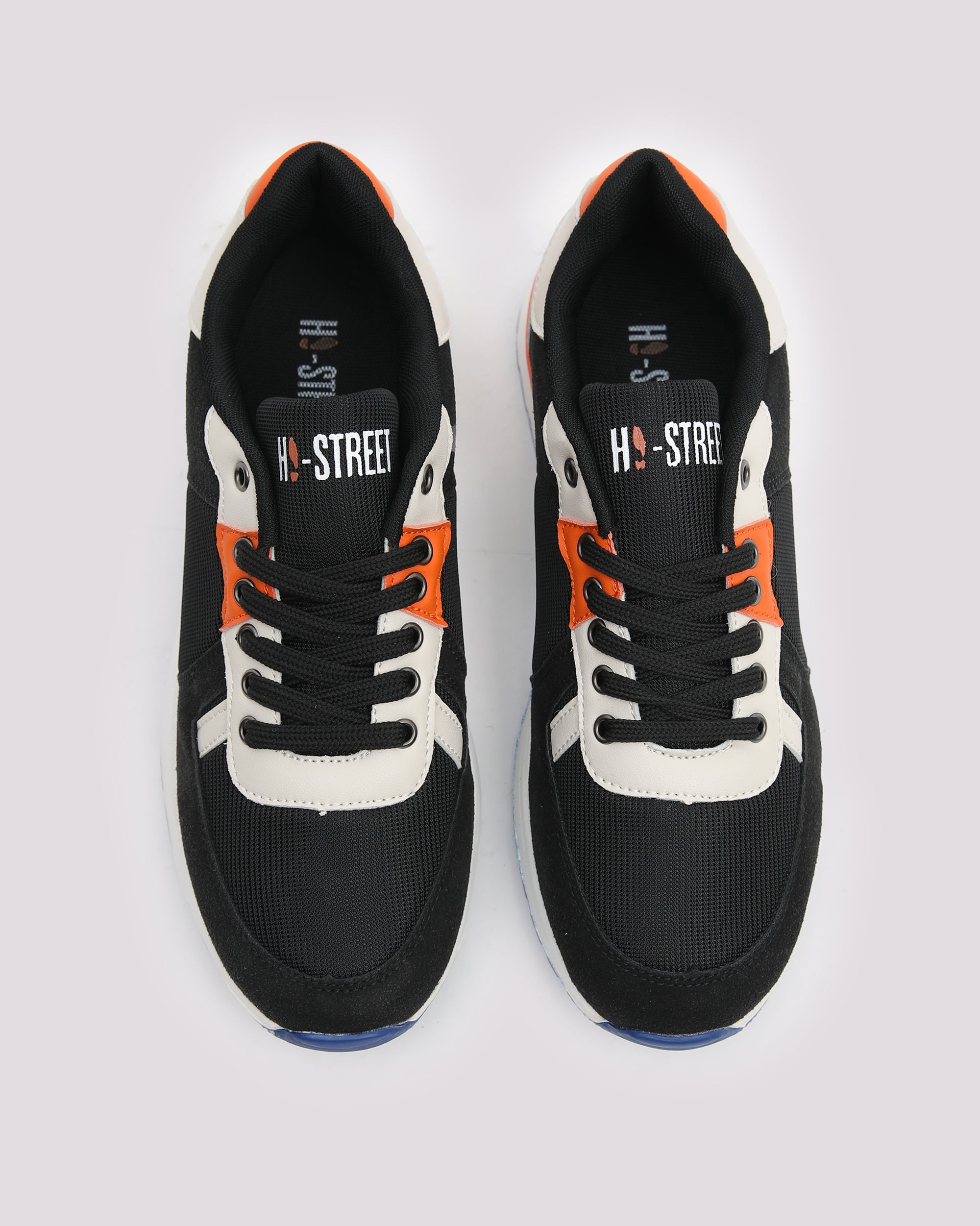 Multi Color Retro Trainer-Black