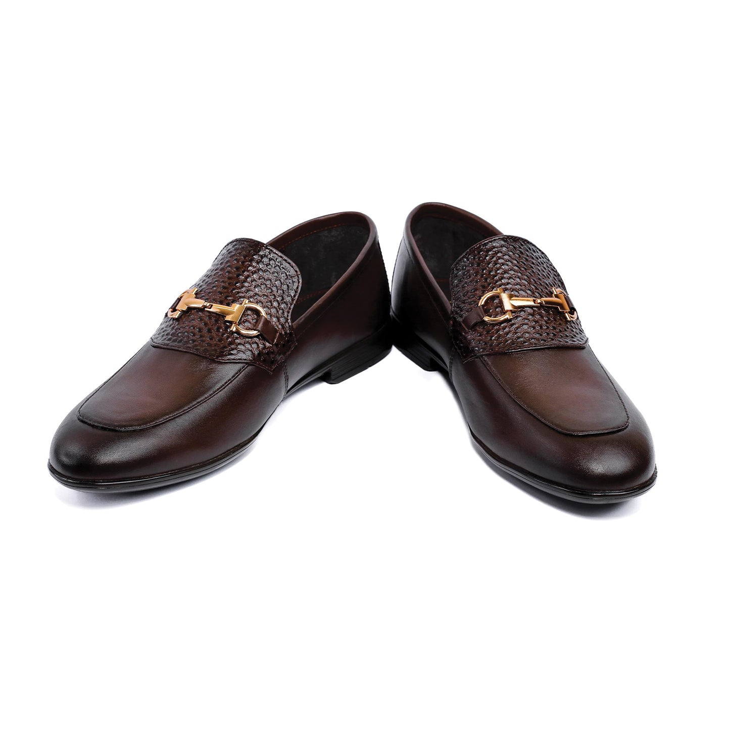 BROWN SPLIT LEATHER SHOES