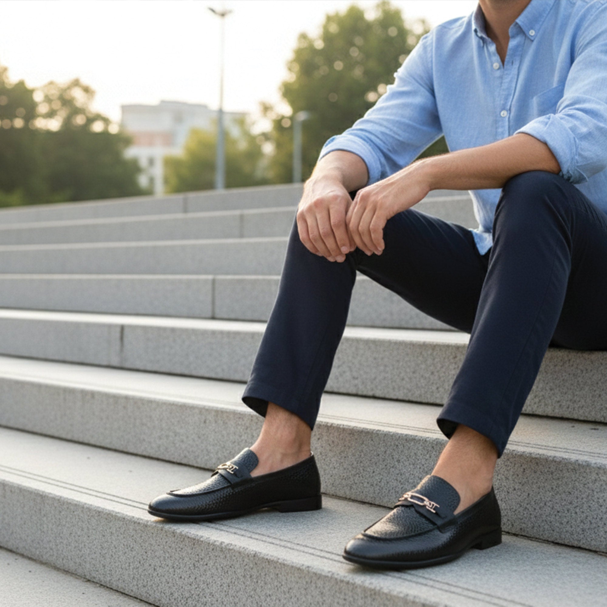 BLACK PATENT LEATHER SHOES