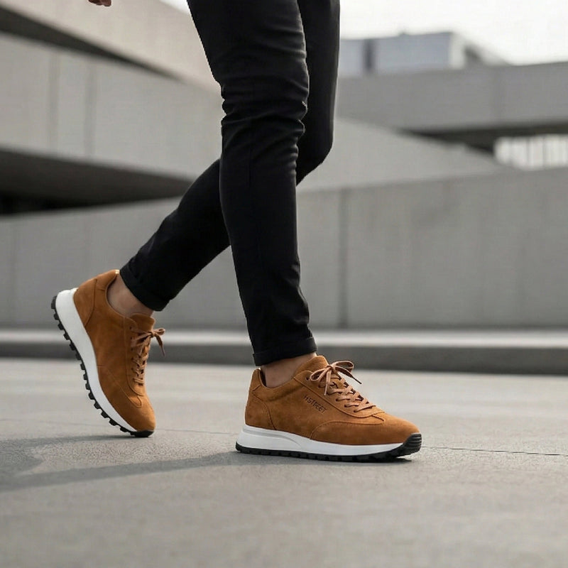 RETRO SUEDE LACE UP SHOES