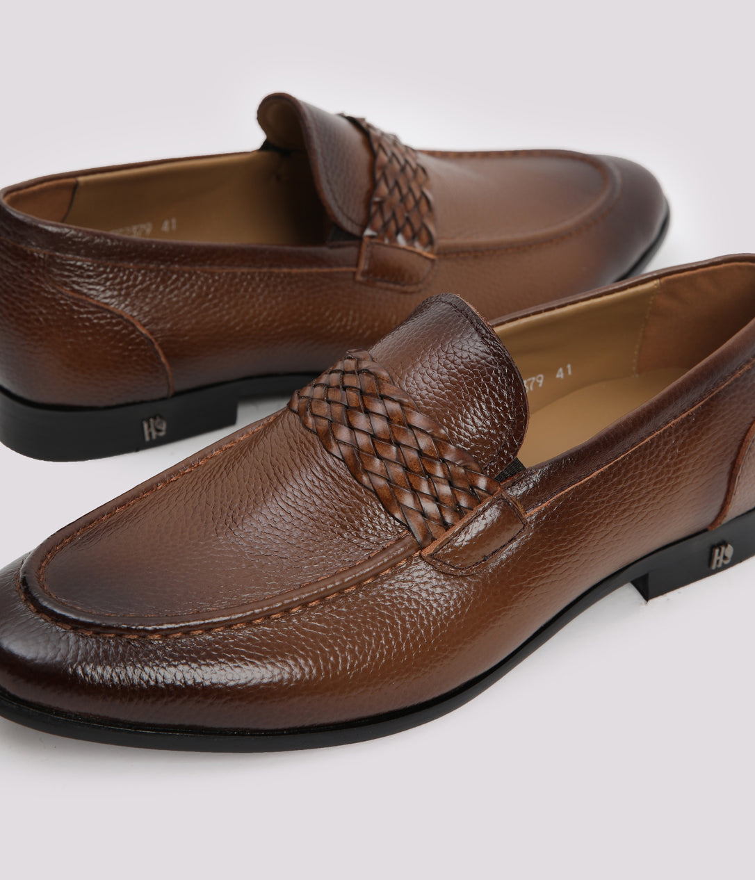 COFFEE MILT TEXTURED SHOES