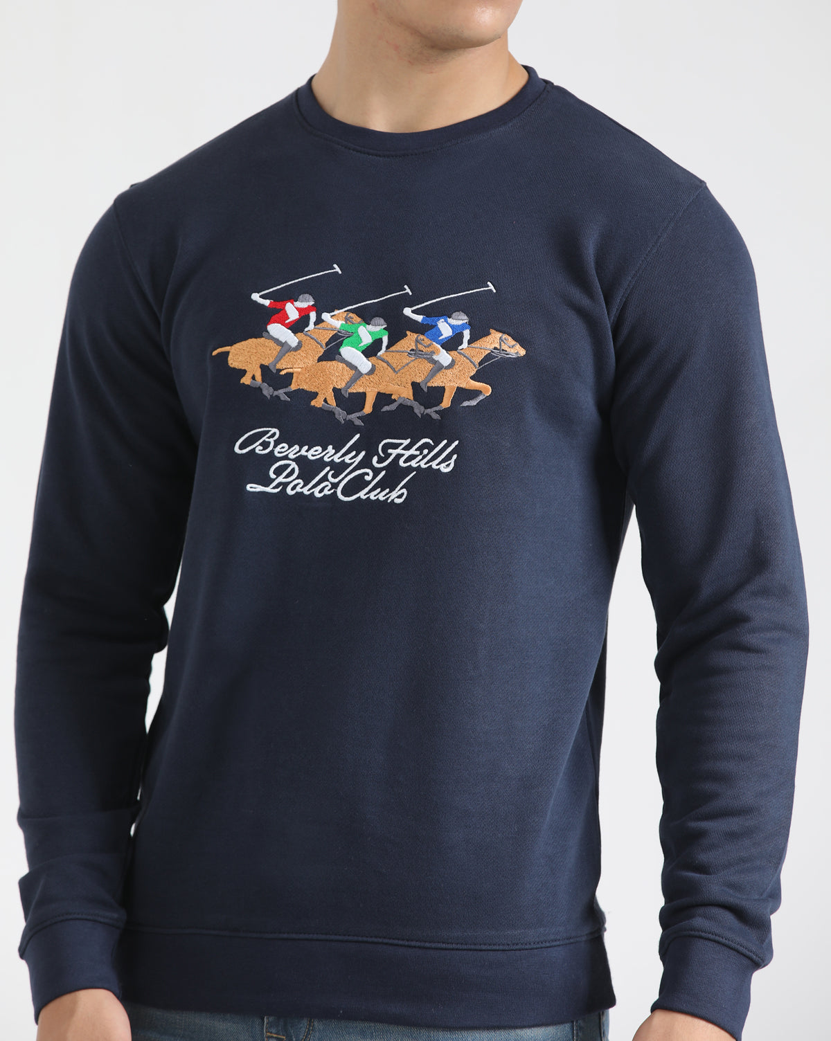 MULTI EMBROIDED SWEAT SHIRT