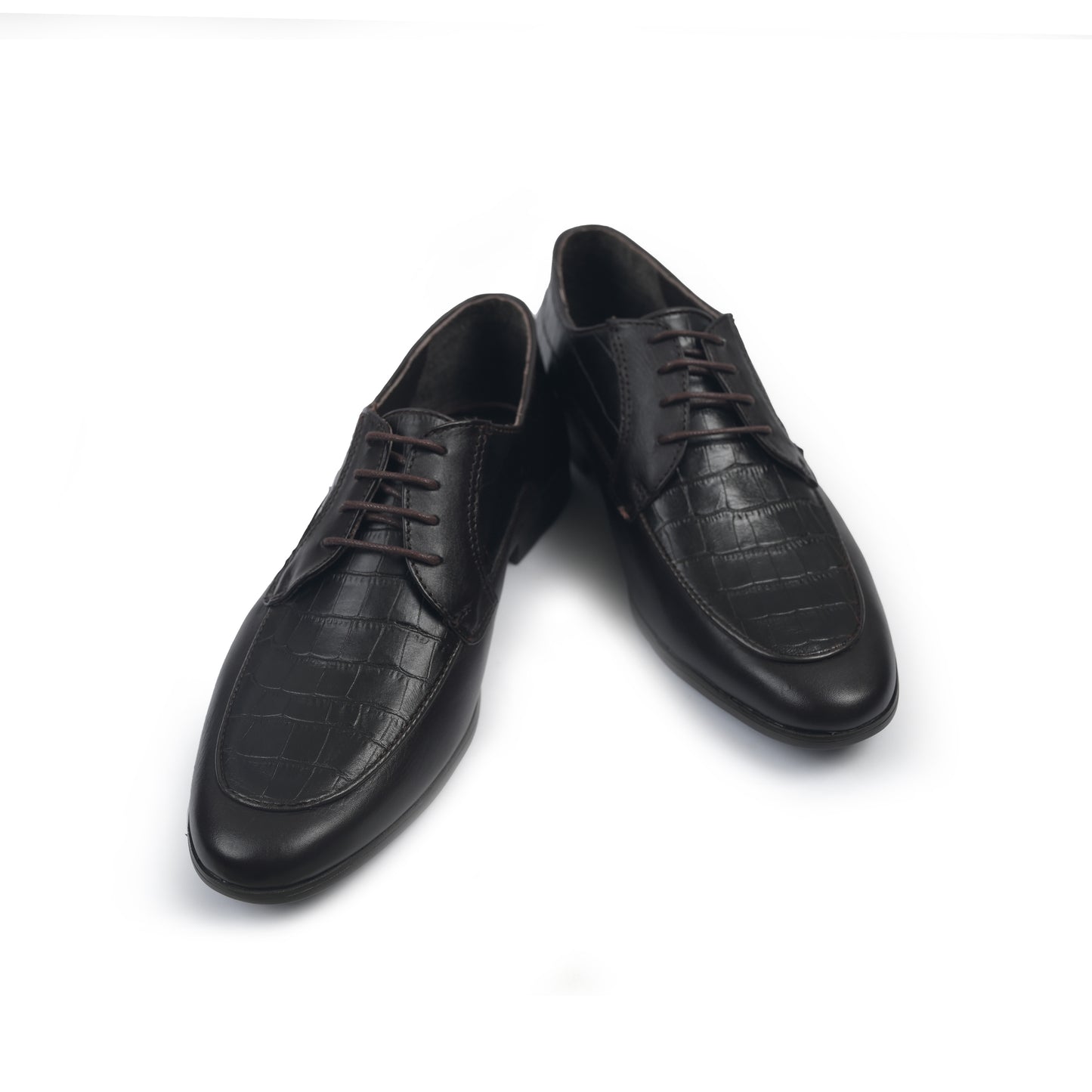 SPLIT LEATHER LACE UP SHOES