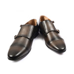 DOUBLE MONK LEATHER SHOE