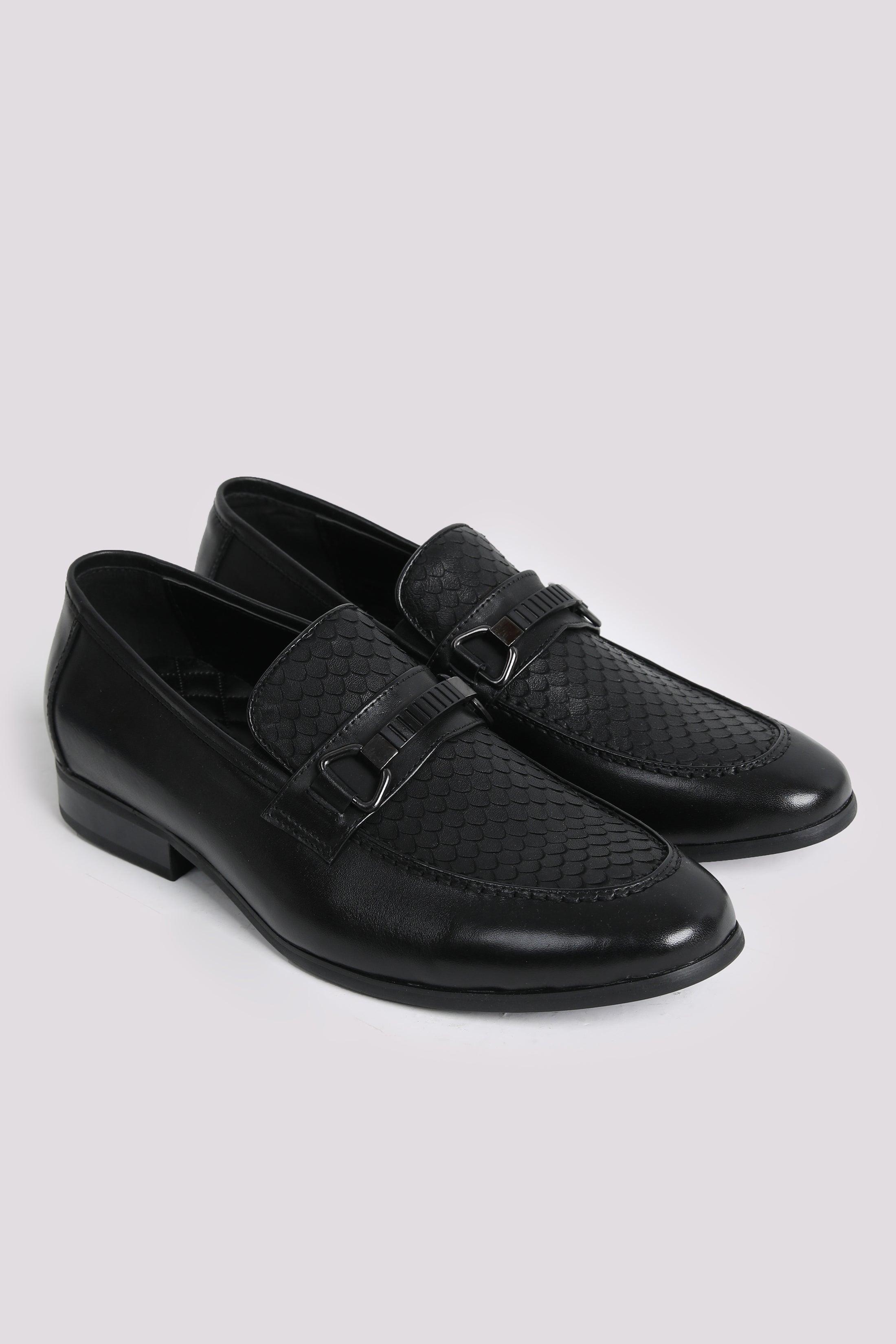 BLACK SOFT VAMP SHOES