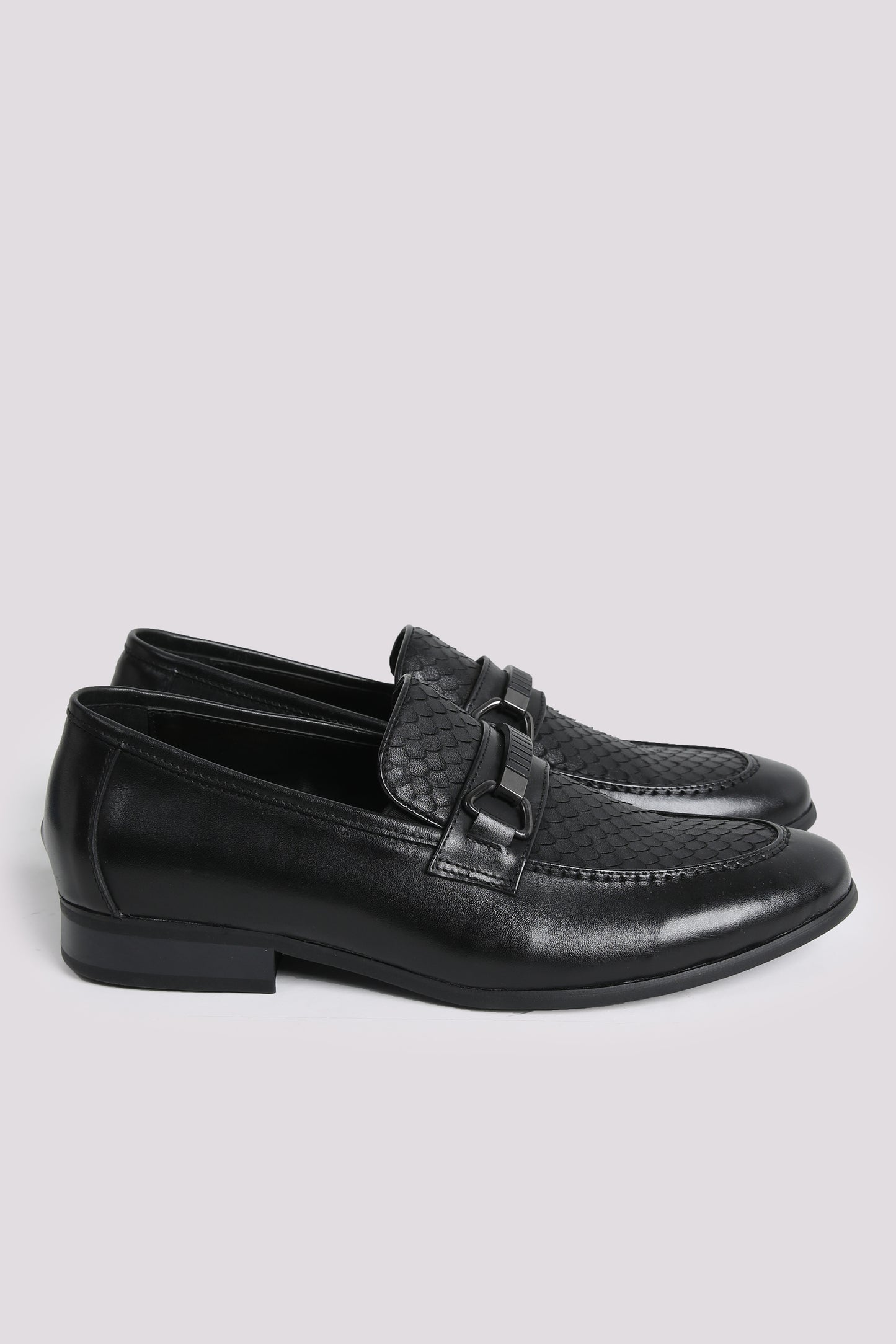 BLACK SOFT VAMP SHOES