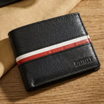 BLACK ANILINE LEATHER WALLET