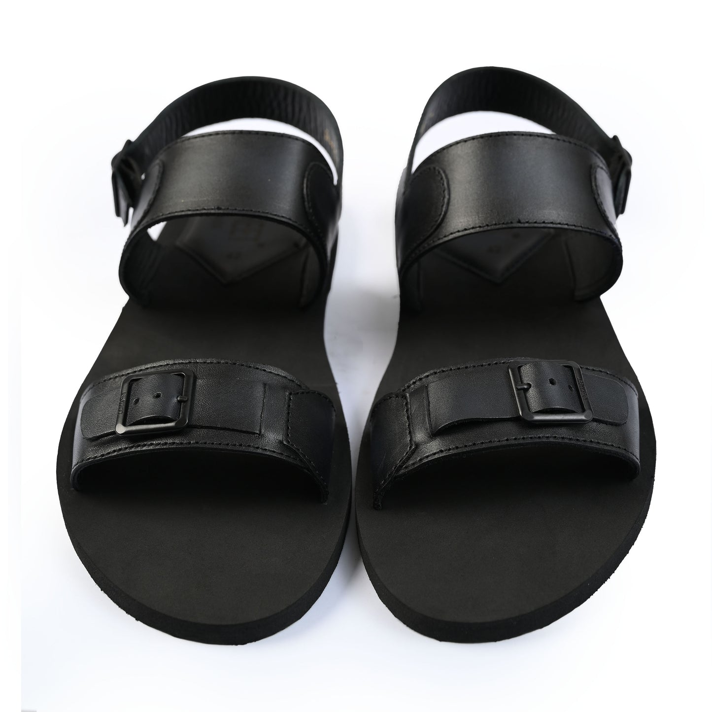 TWO TONE LEATHER SANDAL