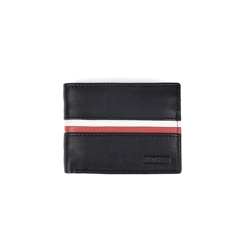 BLACK LEATHER WALLET