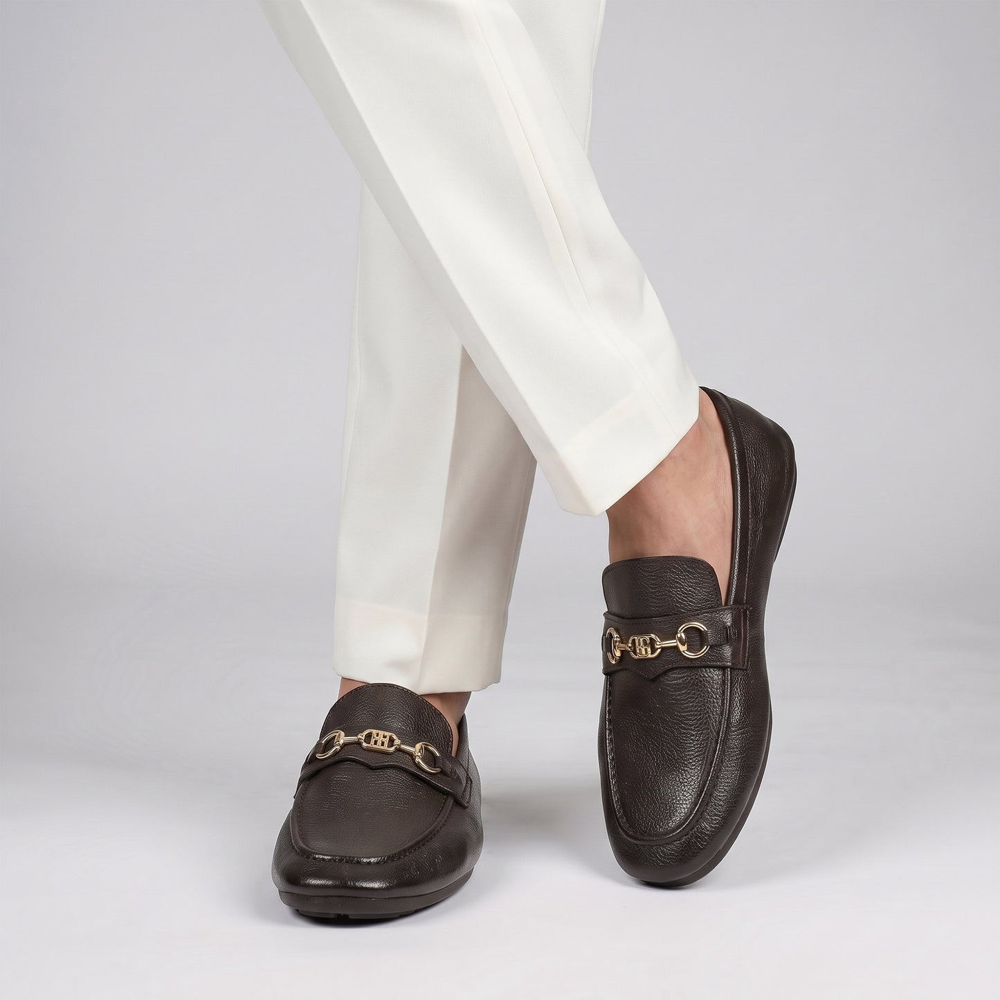 BLACK MULTI LEATHER SHOES