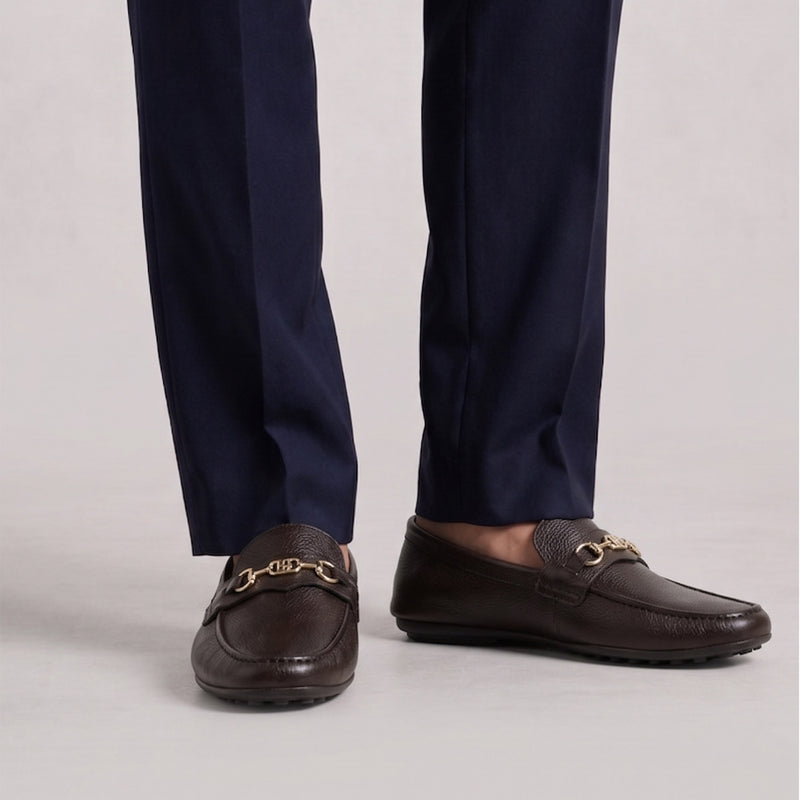 BLACK MULTI LEATHER SHOES