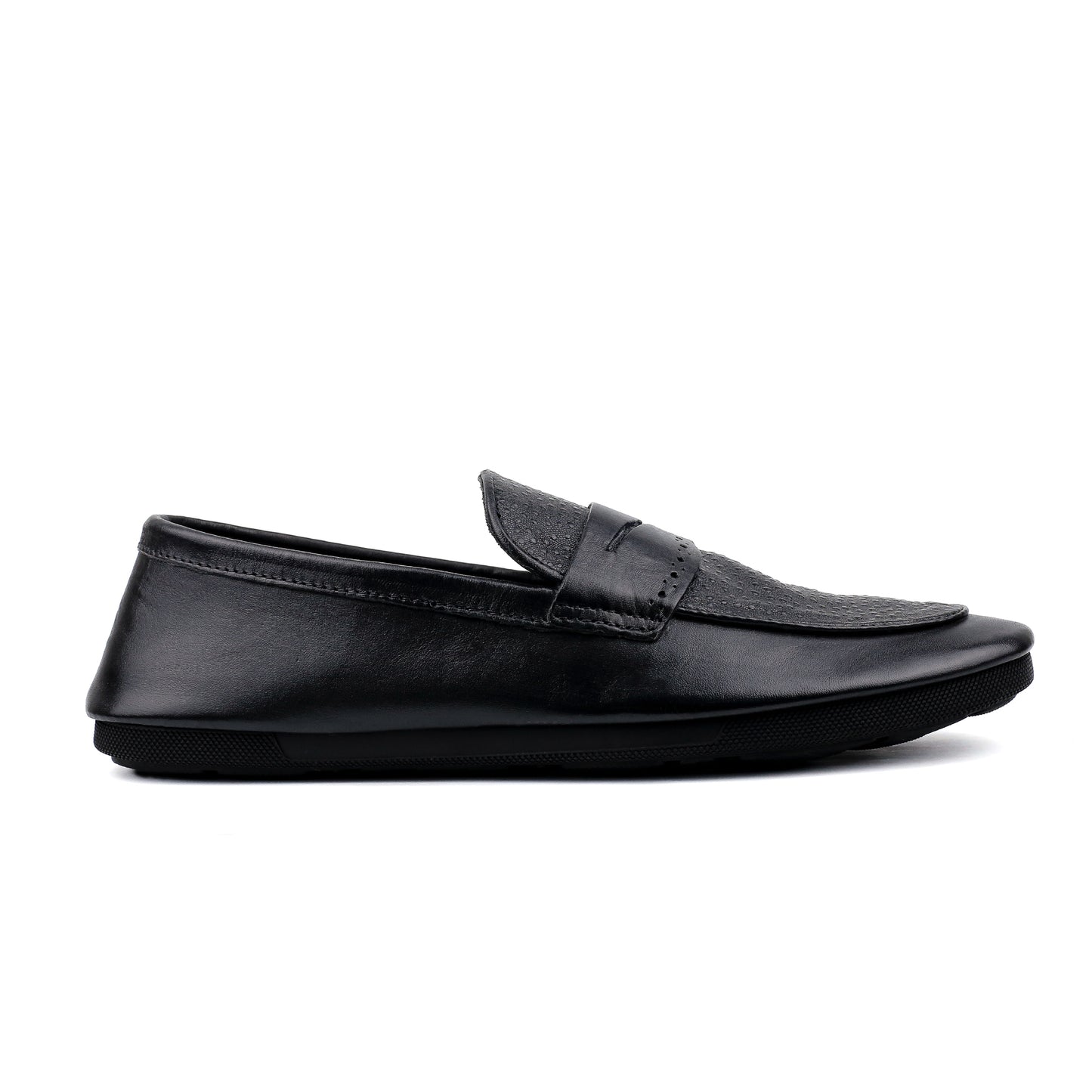 BLACK MULTI LEATHER SHOES