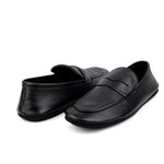 BLACK MULTI LEATHER SHOES