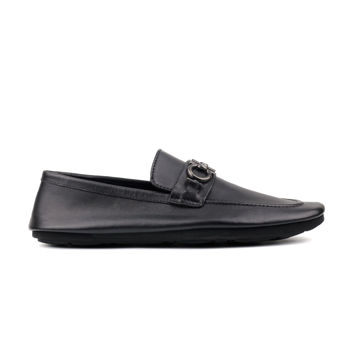 BLACK SOFT LEATHER SHOES