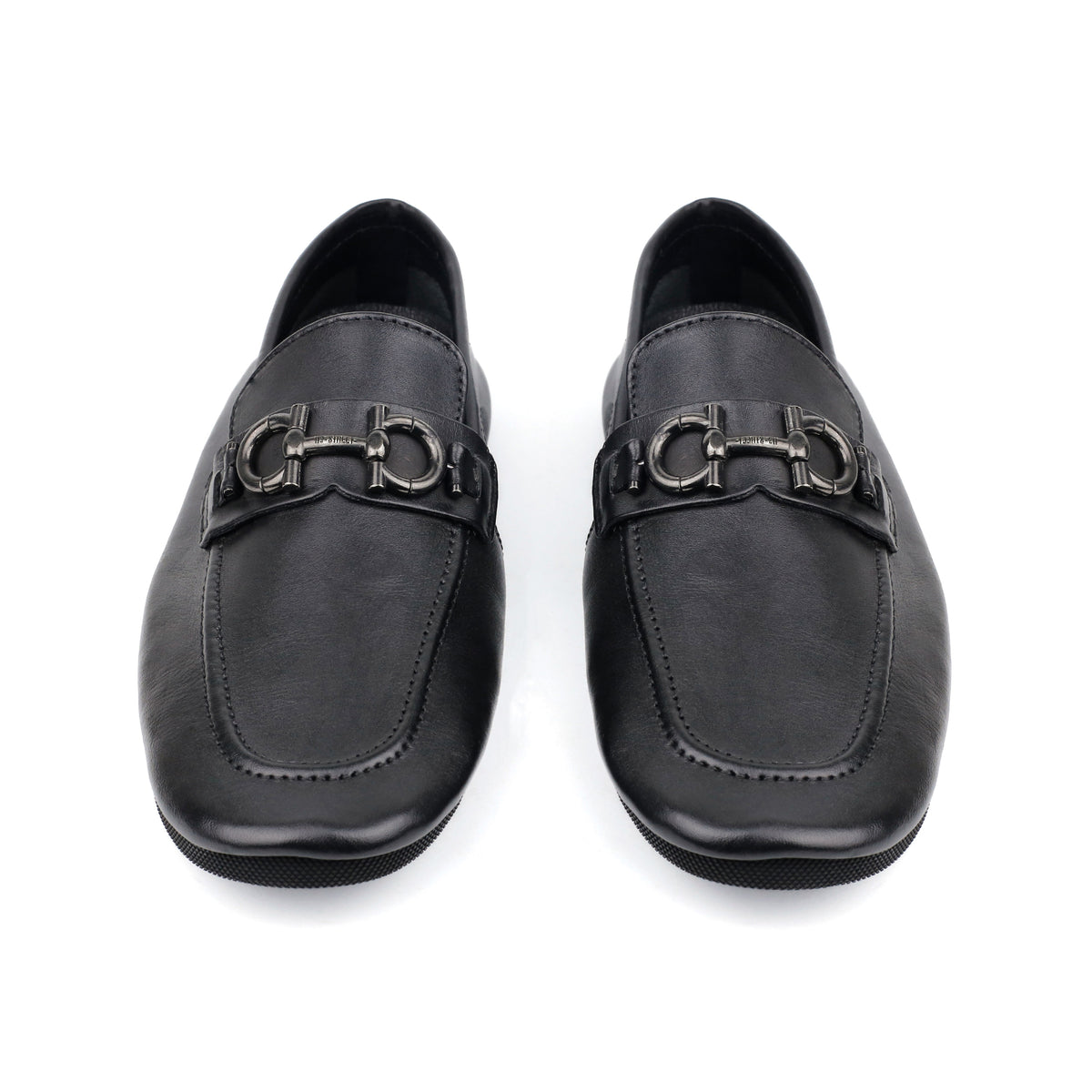 BLACK SOFT LEATHER SHOES