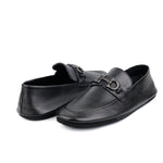 BLACK SOFT LEATHER SHOES