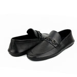BLACK SOFT LEATHER SHOES