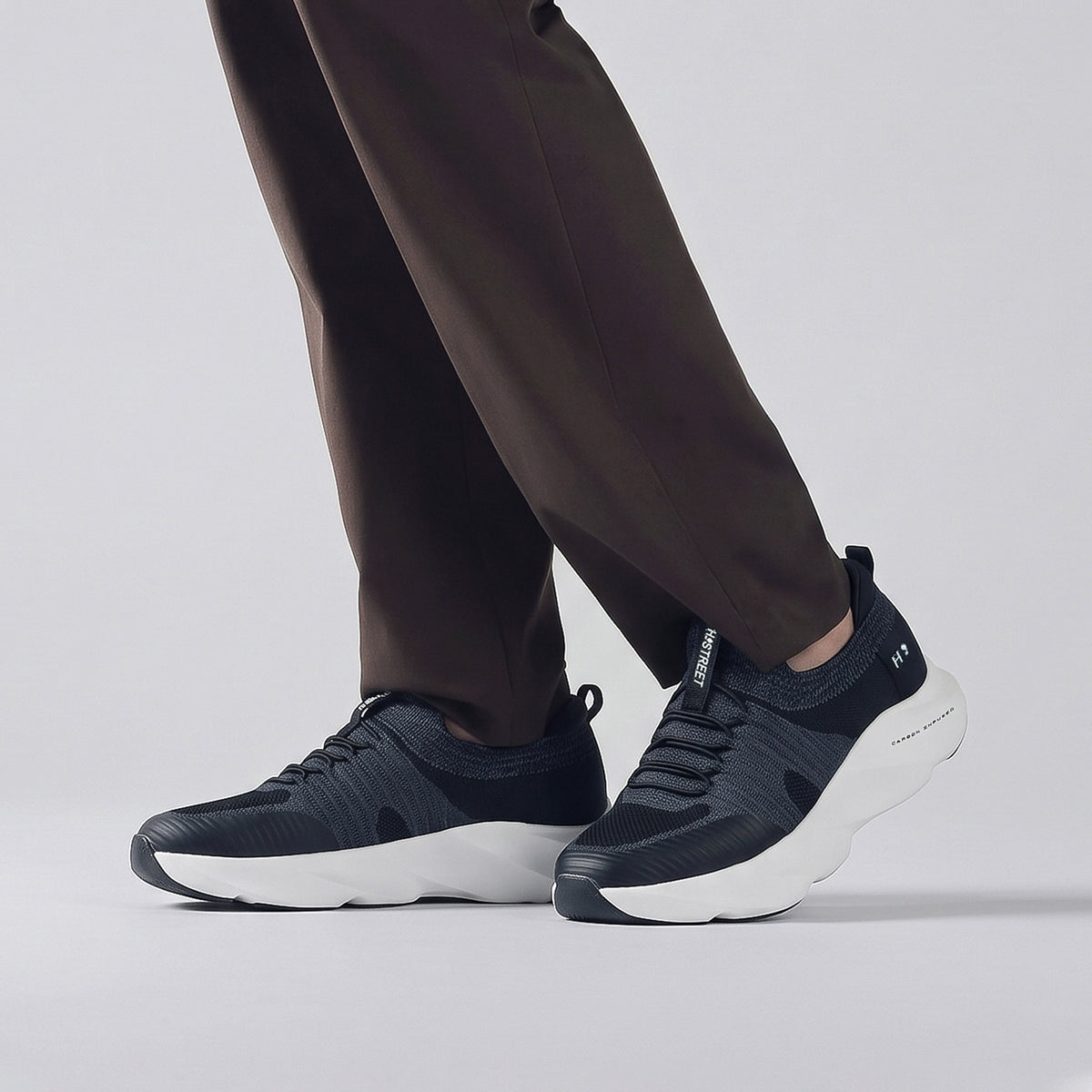 BLACK ULTRA SOFT SLIP ON SHOES