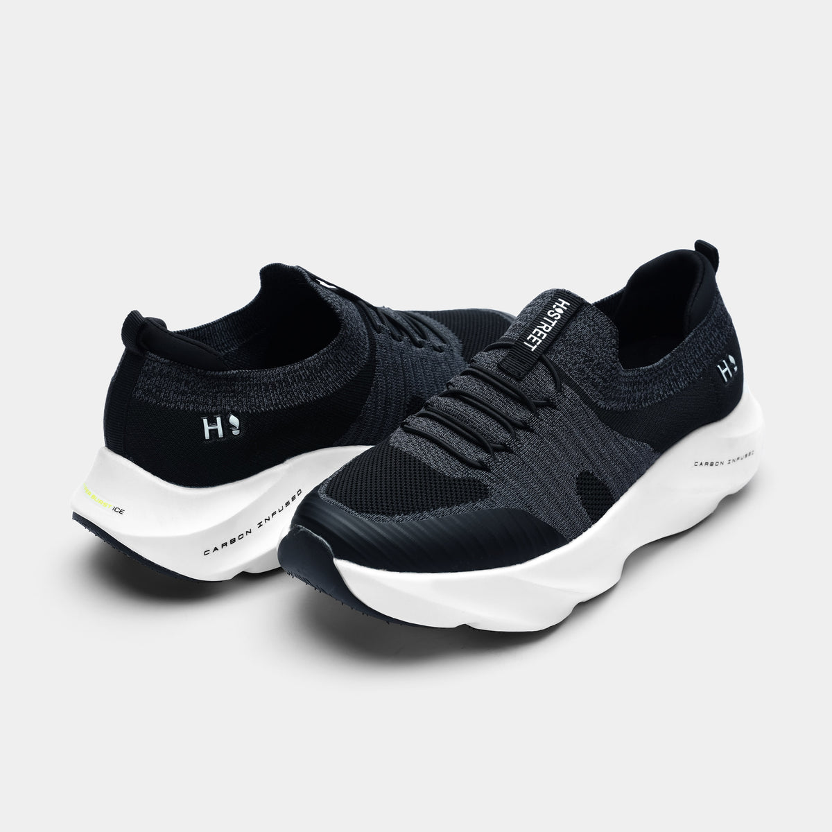 BLACK ULTRA SOFT SLIP ON SHOES
