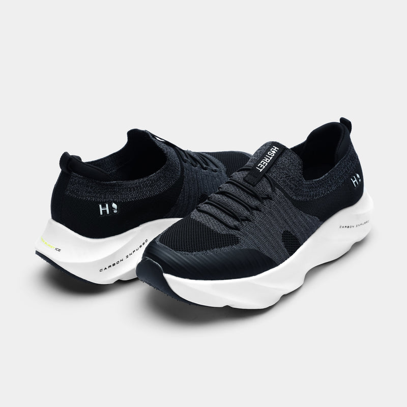 BLACK ULTRA SOFT SLIP ON SHOES
