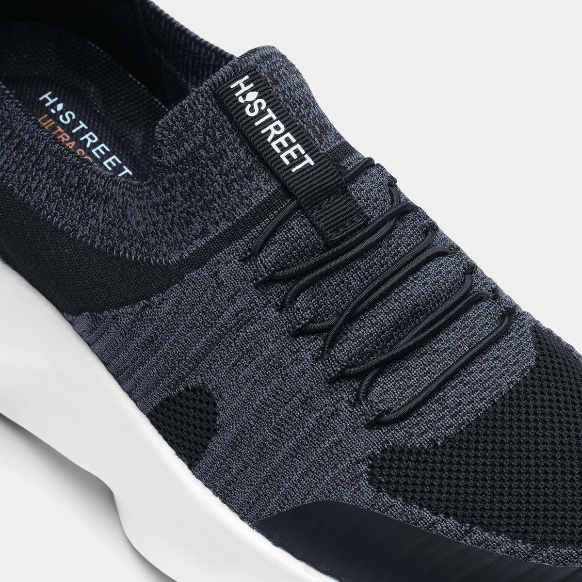 BLACK ULTRA SOFT SLIP ON SHOES
