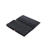BLACK LEATHER LONG WALLET