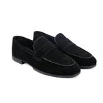 BLACK SUEDE LEATHER LOAFERS