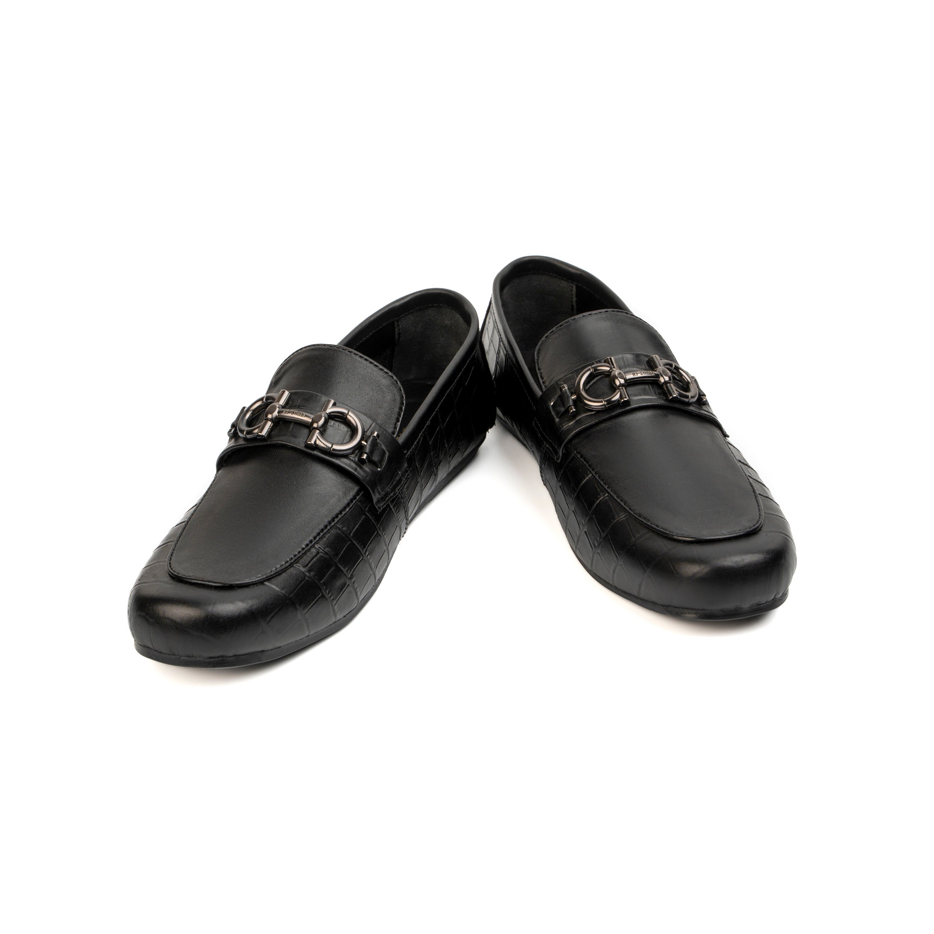 MULTI LEATHER BUCKLE MOCCASIN