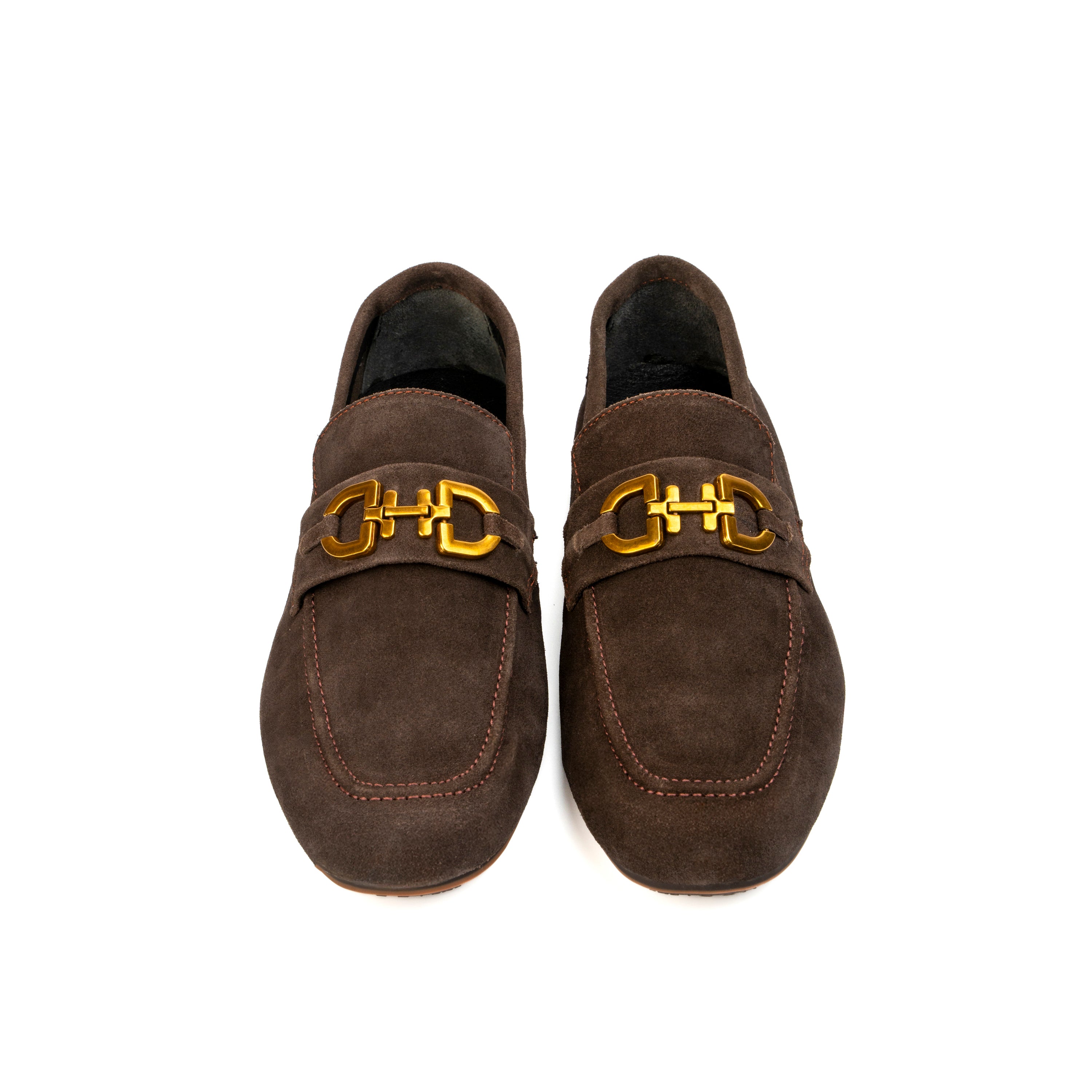 BROWN SUEDE LEATHER MOCCASIN