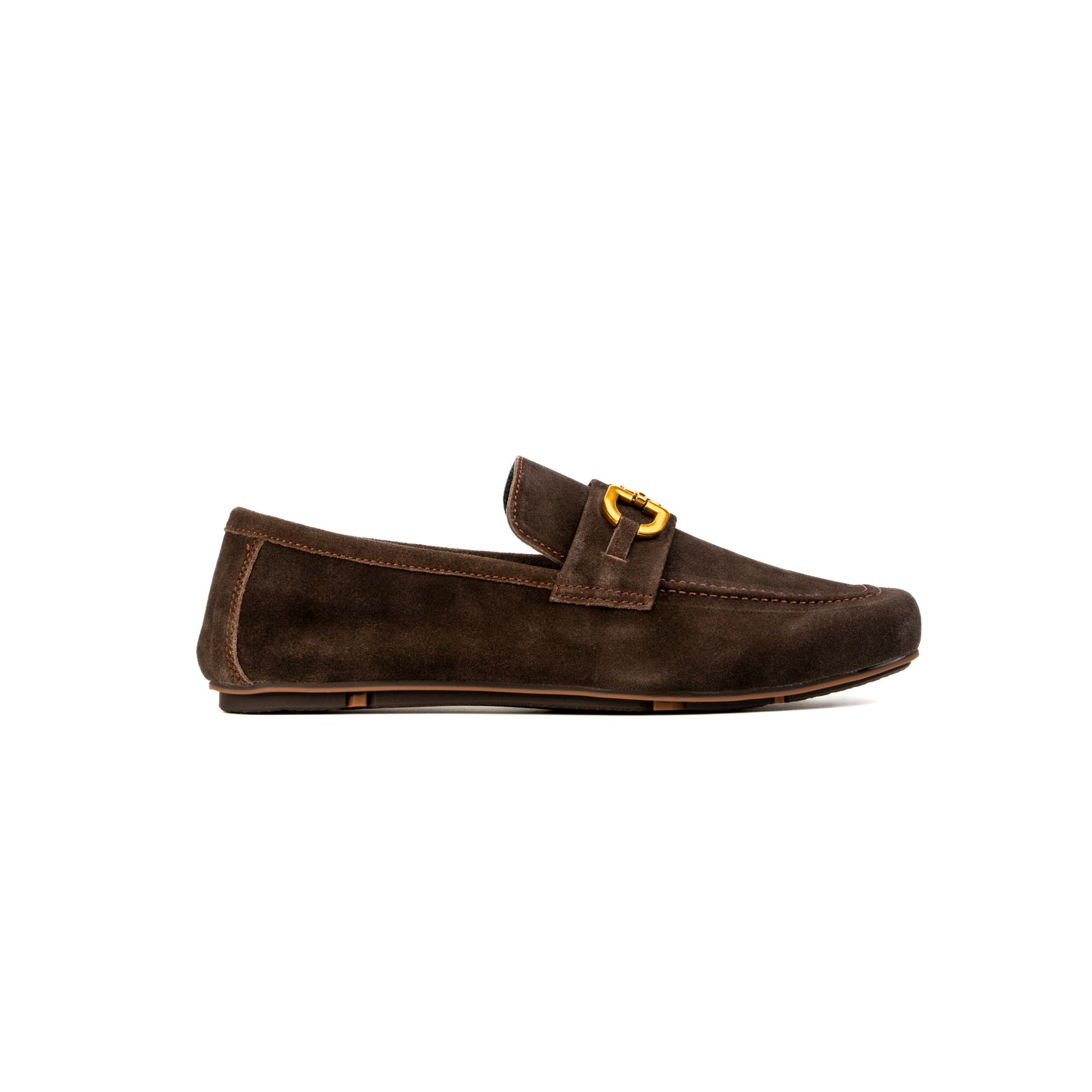 BROWN SUEDE LEATHER MOCCASIN