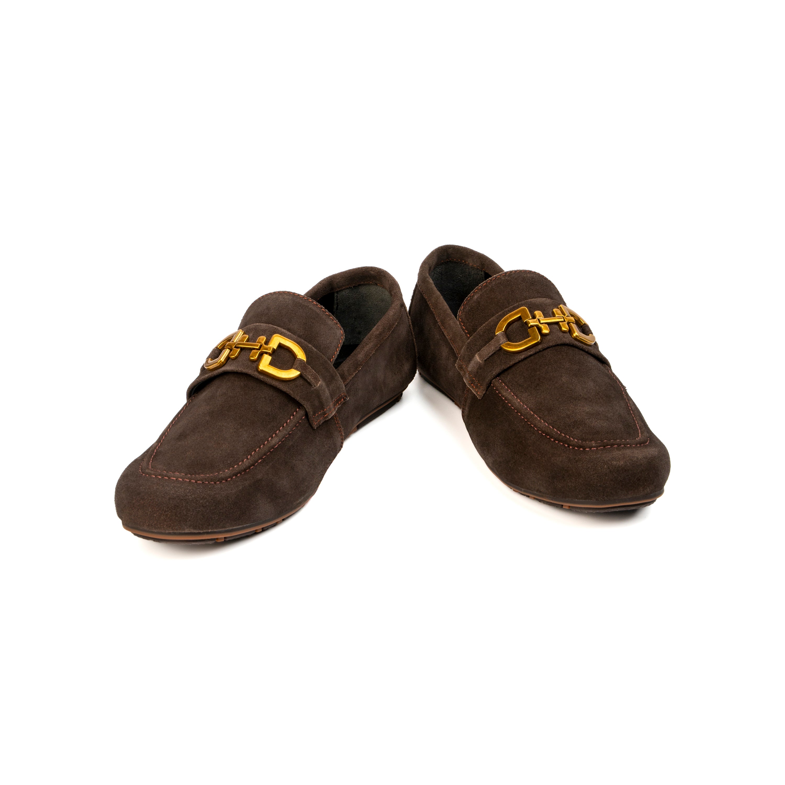BROWN SUEDE LEATHER MOCCASIN