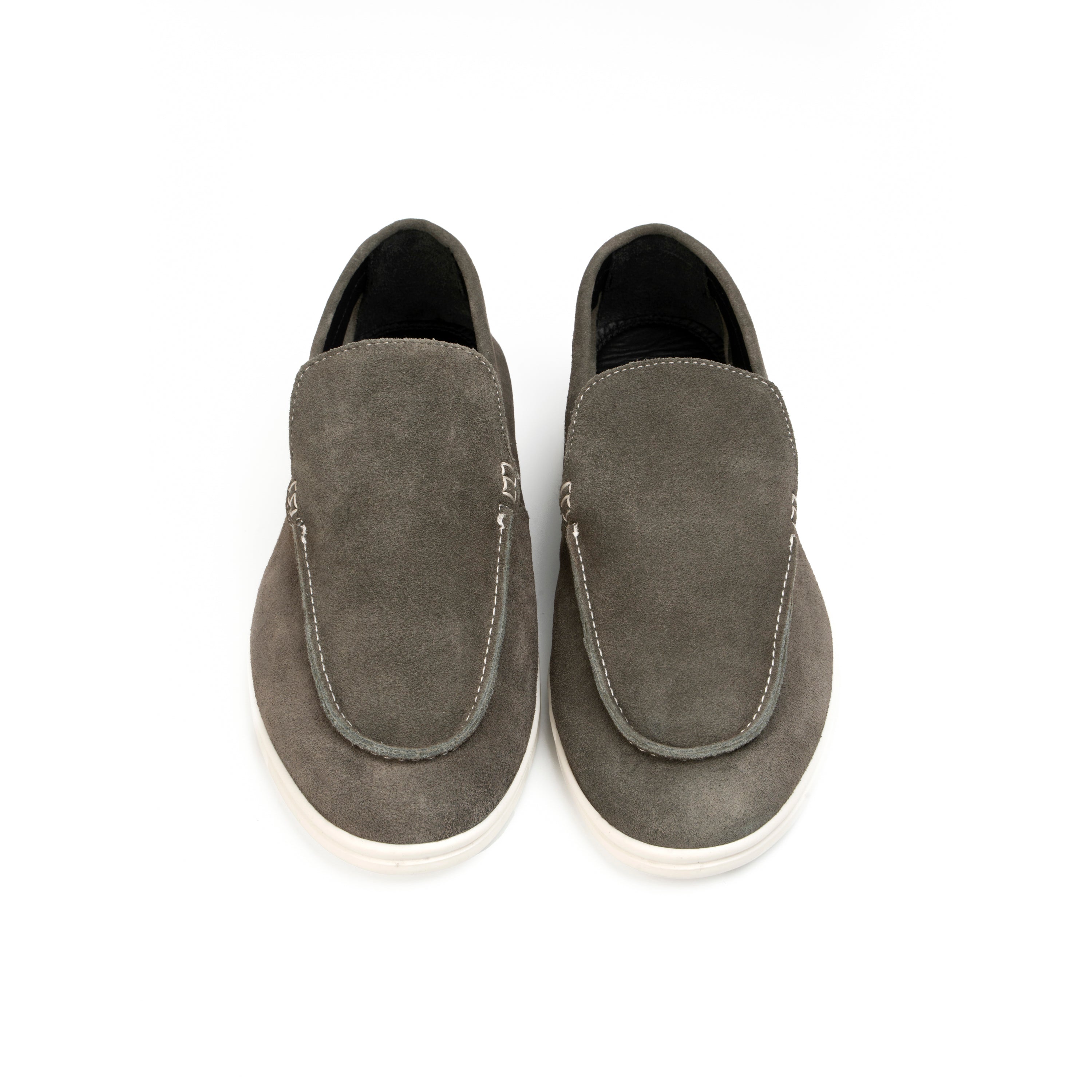 GREY SUEDE LEATHER LOAFER