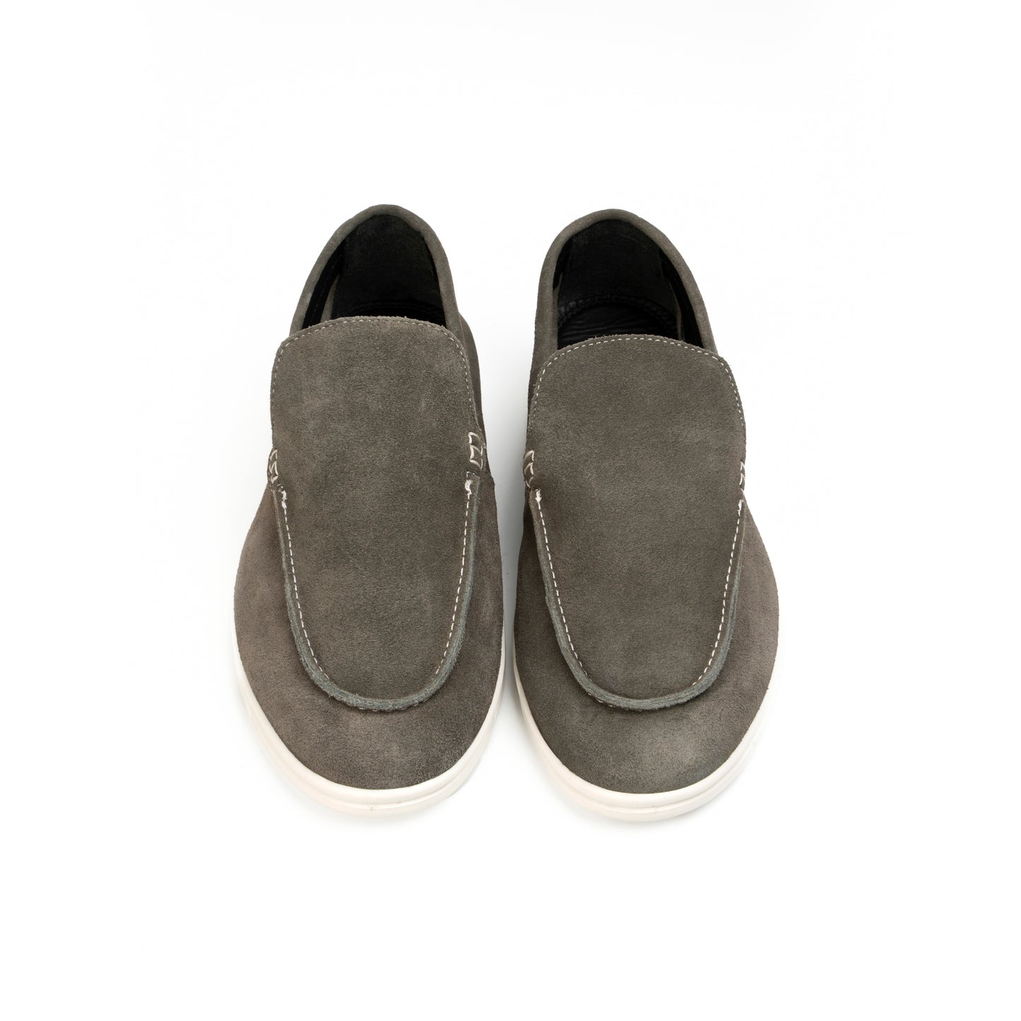 GREY SUEDE LEATHER LOAFER