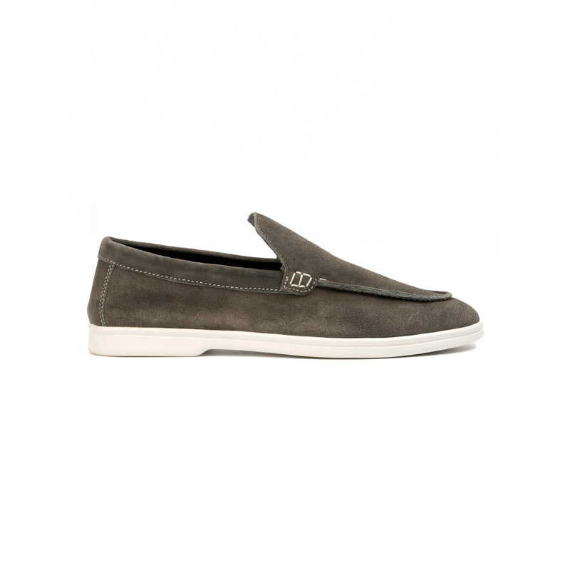 GREY SUEDE LEATHER LOAFER