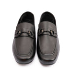 BLACK SOFT LEATHER MOCCASINS