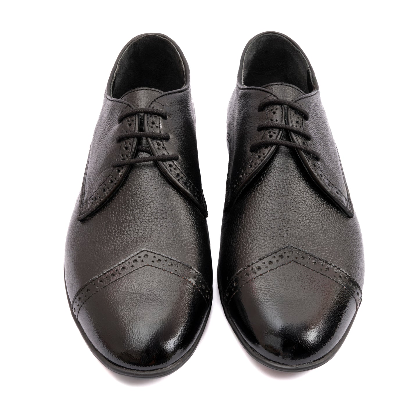 SPLIT LEATHER BROGUE SHOES
