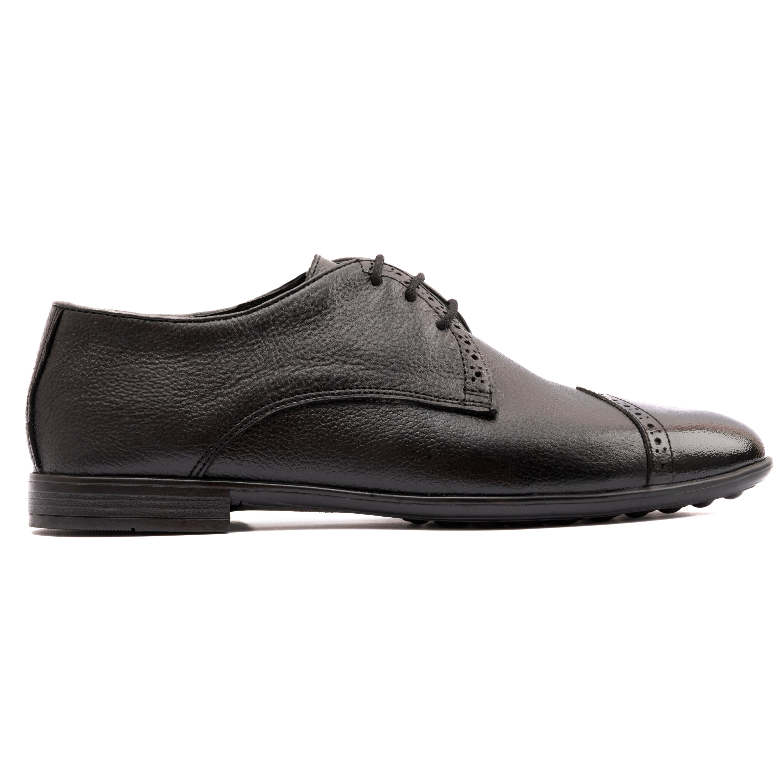 SPLIT LEATHER BROGUE SHOES