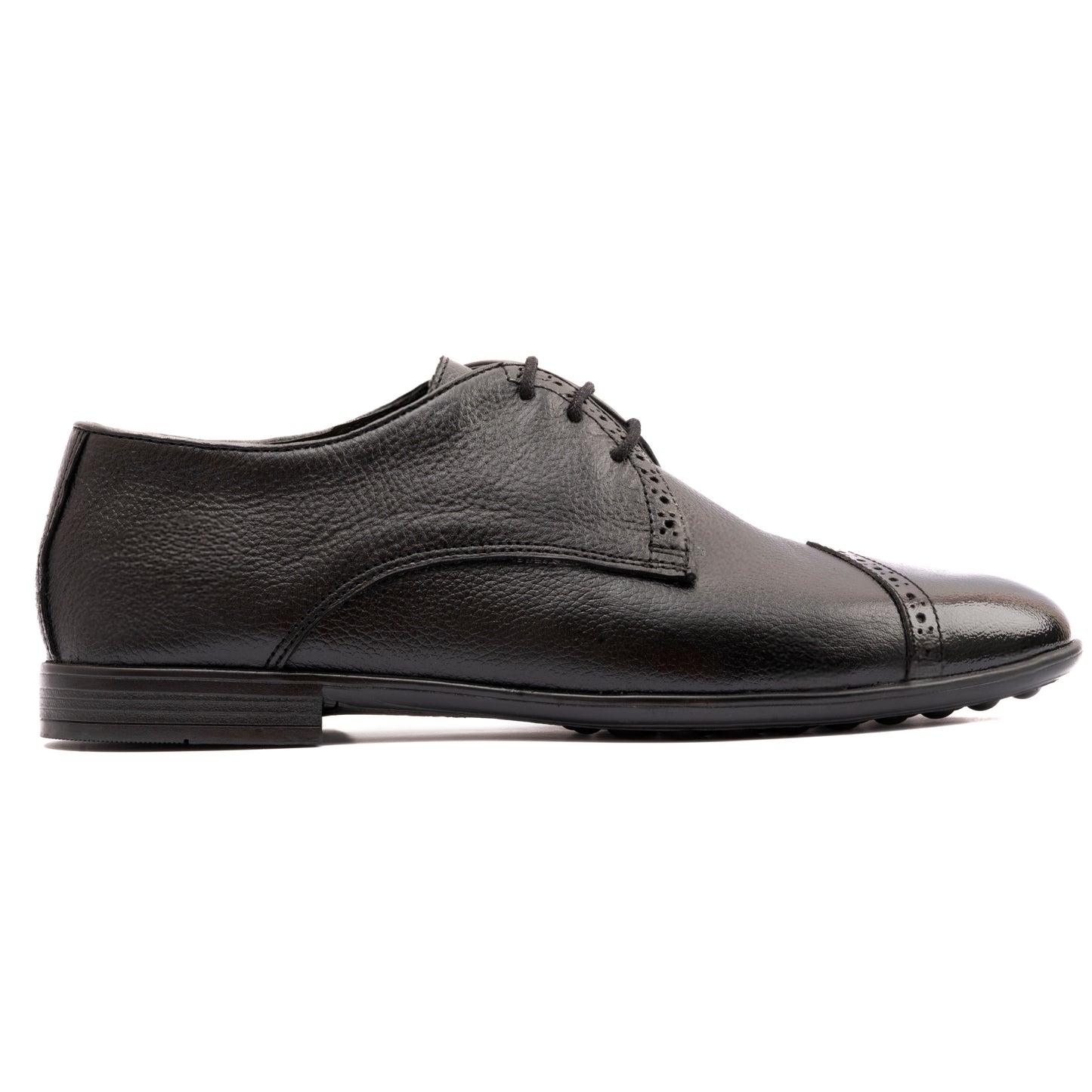 SPLIT LEATHER BROGUE SHOES
