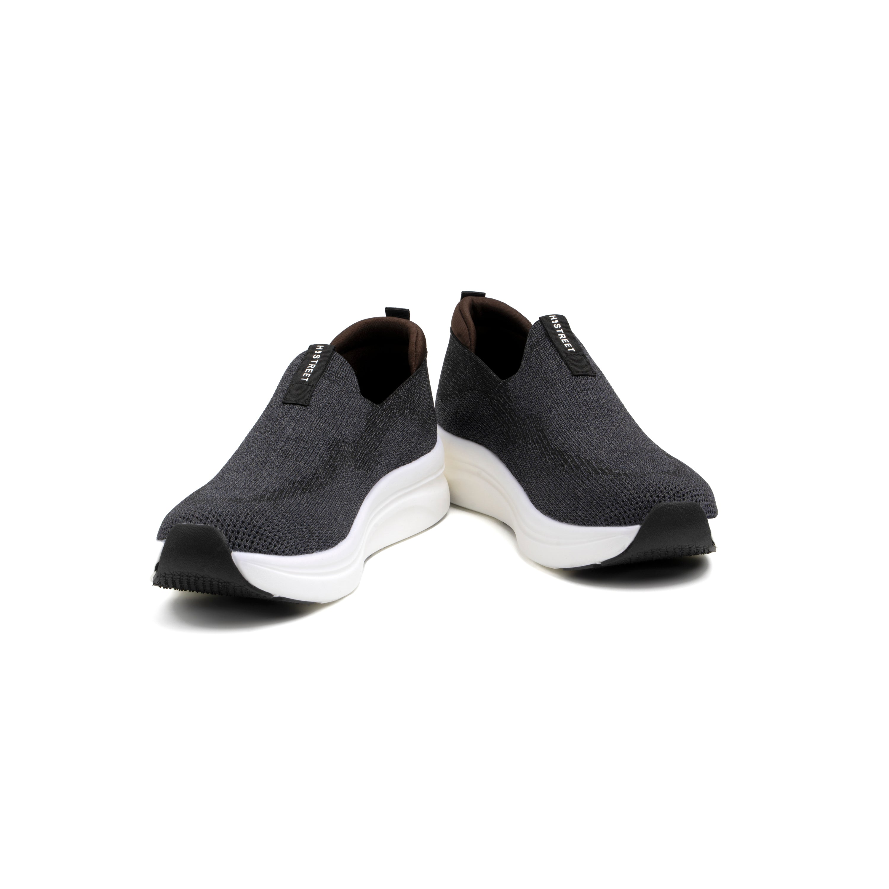 BLACK KNITED ULTRA LIGHT SHOES