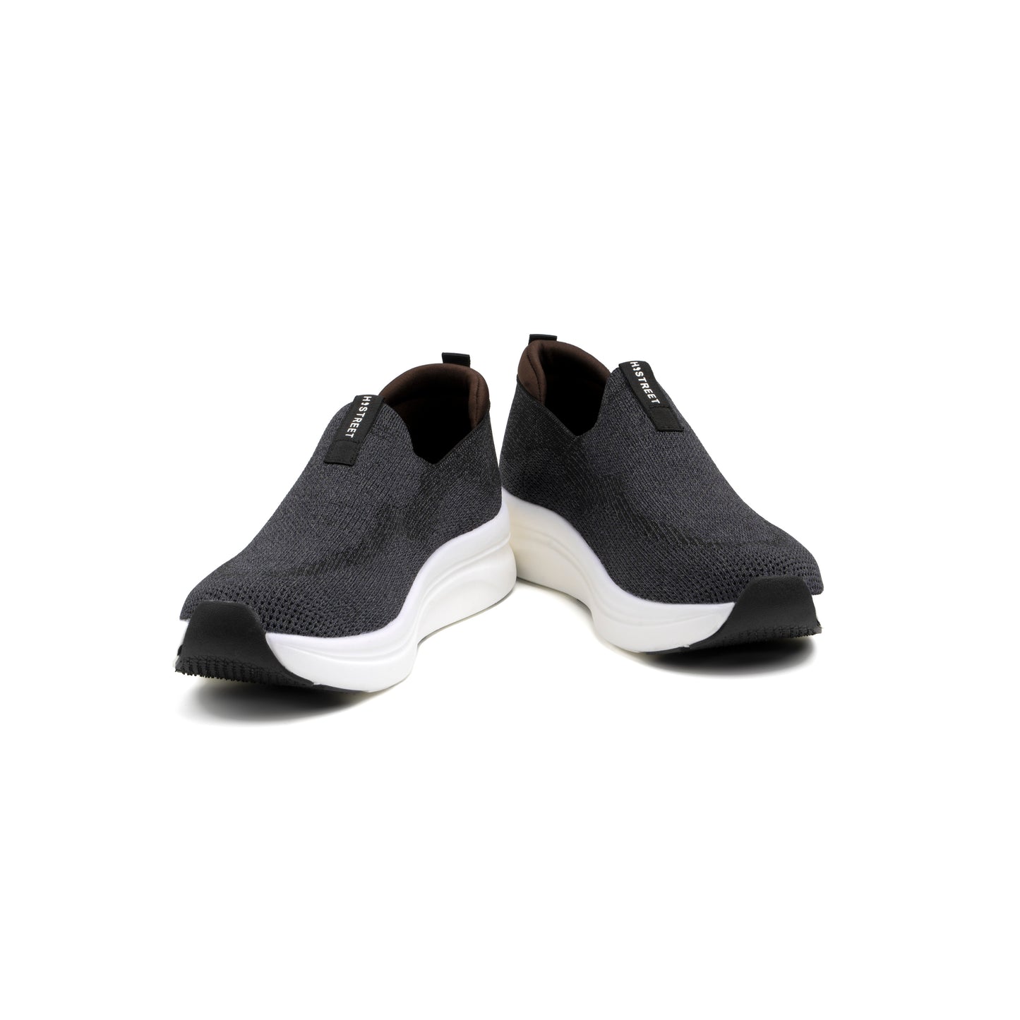 BLACK KNITED ULTRA LIGHT SHOES