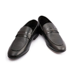 BLACK MULTI LEATHER SHOES