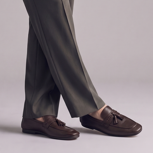 MILLED LEATHER FLEXIBLE SHOES