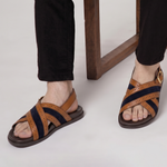 MULTI PIECE LEATHER SANDAL