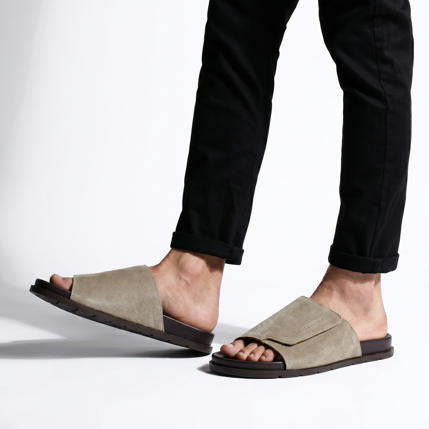 SUEDE LEATHER COMFORT SLIPPER